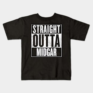 Straight Outta Midgar - Final Fantasy VII Kids T-Shirt